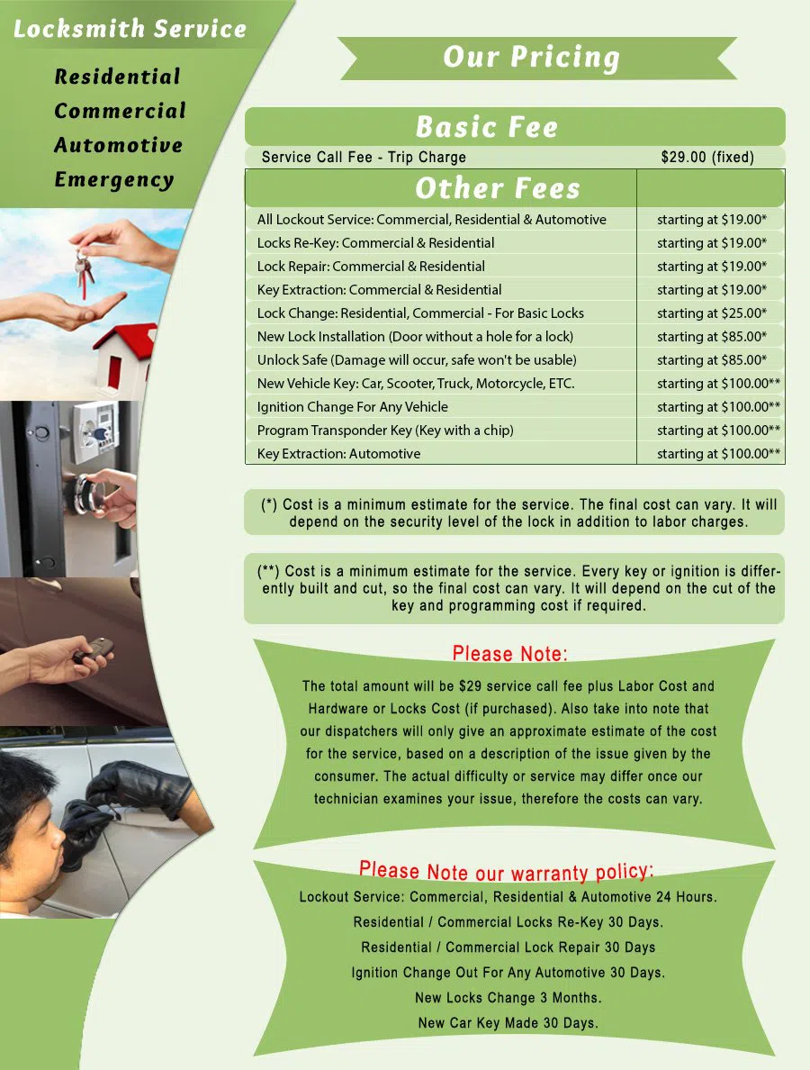 Bryn Mawr PA Locksmith Store Bryn Mawr, PA 610-426-0138 - price-list-c-22